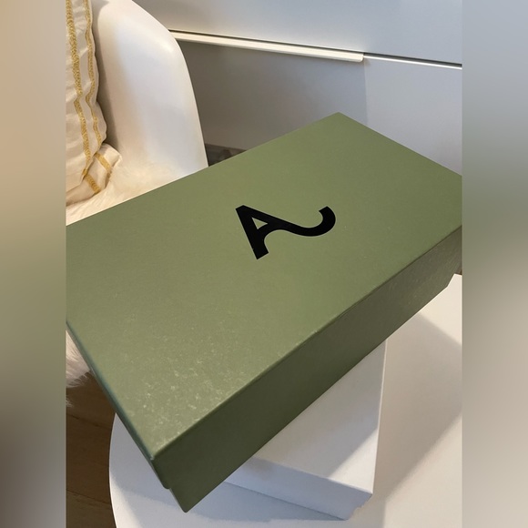 NIB Alexa Chung Block-heel lamé mules - silver - Picture 10 of 10